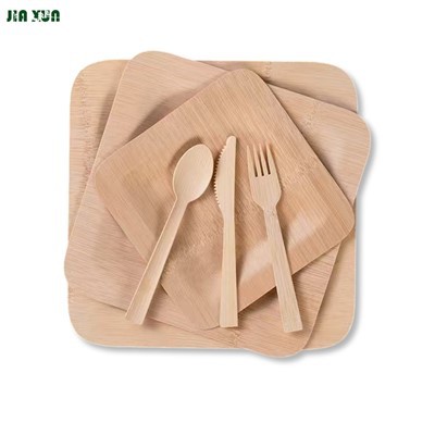Piring Dan Peralatan Makan Bambu