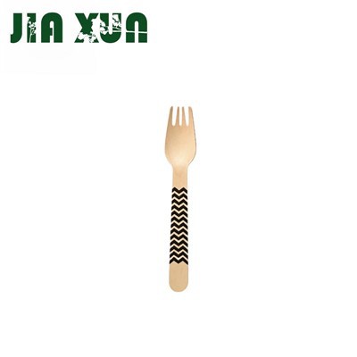 Garpu Kayu Bermerek Logo